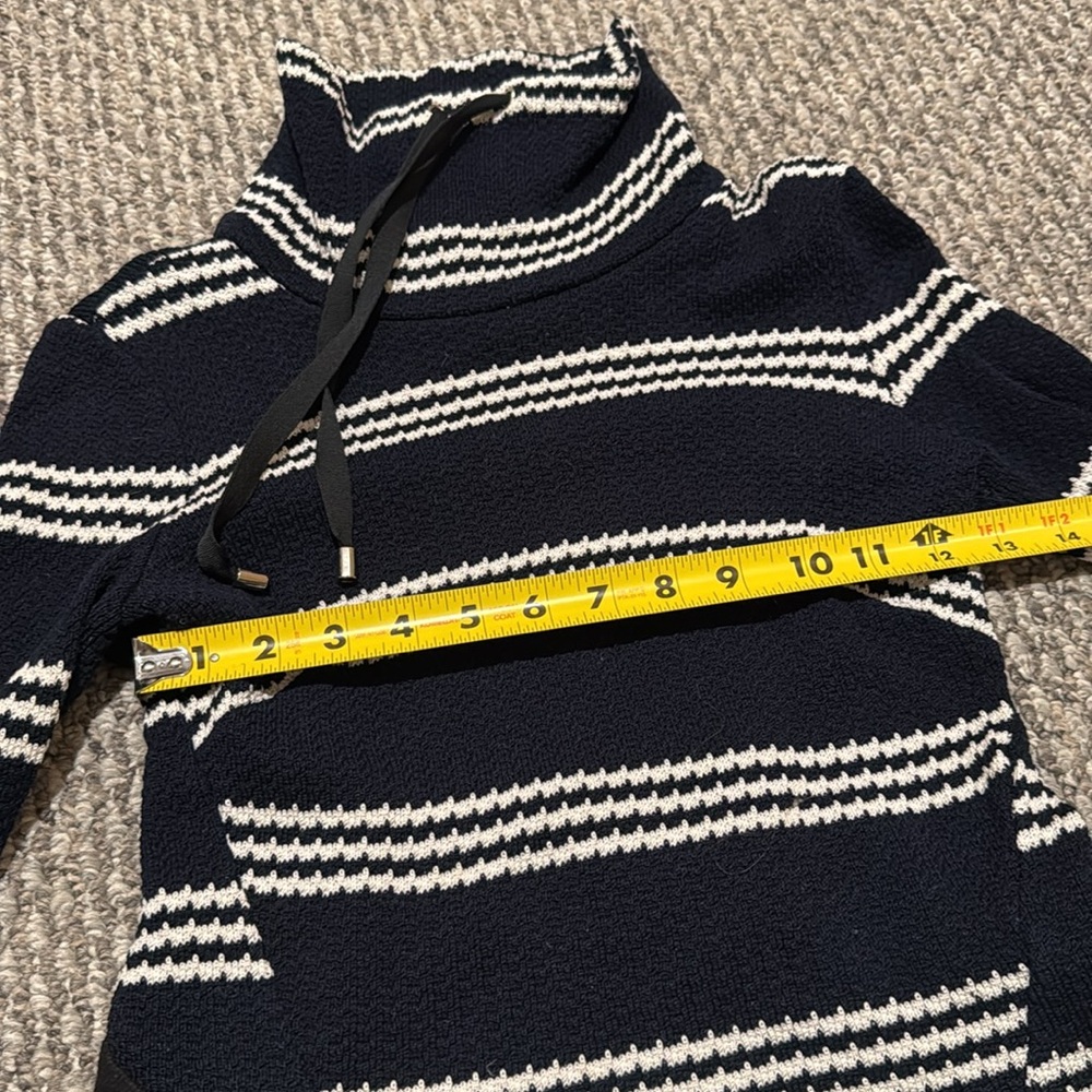 Veronica Beard Bianca combo blue white sweater - Picture 4 of 8